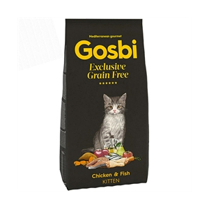 Croquette Gosbi Exclusive Grain Free Chicken & Fish Kitten - 400g - 1