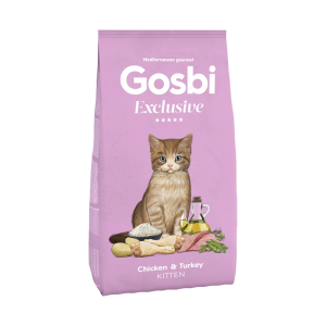 Croquette Gosbi Exclusive Chicken & Turkey Kitten - 1,5kg x 1