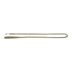 Laisse chat en nylon - Classique Tubulaire - 1m20 - 1cm - kaki