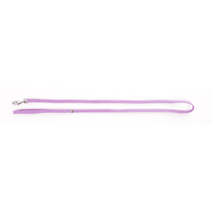 Laisse chat en nylon - Classique Tubulaire - 1m20 - 1cm - parme