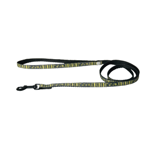 Laisse pour chat en nylon - Bulles - 1m - 1cm - vert