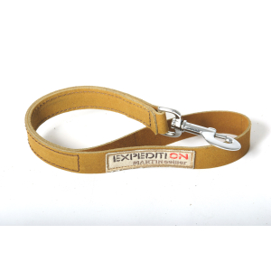 Laisse en cuir - Expédition - 0.50m - Marron