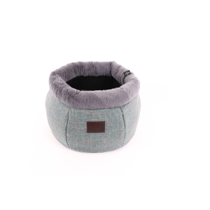 Tall round basket - Saint Germain - T47 - green