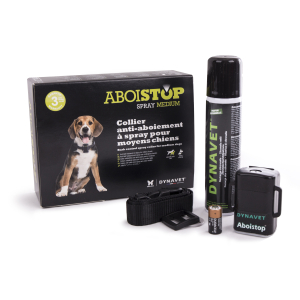Spray Anti-Bark Collar - Aboistop - M - Black