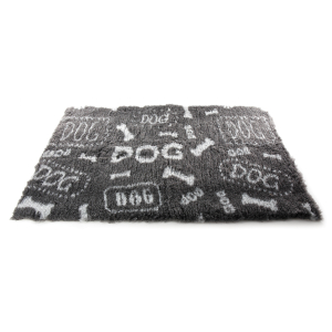 Thick PetBed Mat - Dog Pattern - T75 - Grey