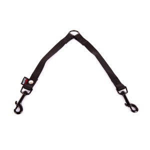 Nylon coupling - Classic - 2x25cm - 1.6cm - black