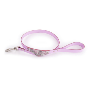 Laisse en cuir - Malibu - 1m - Rose