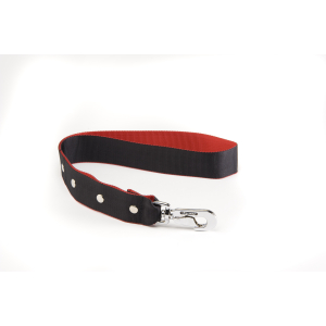 Nylon leash - Two-tone - L - 4cm - black