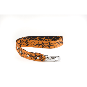 Laisse en nylon - Tatoo - <50cm - 4cm - orange foncé