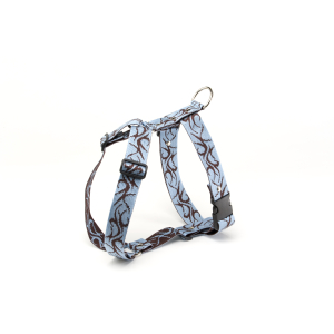 Nylon Harness - Tatoo - 65/100cm - 4cm - Blue