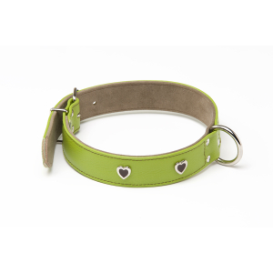 Collier en cuir - Citadine - L - vert