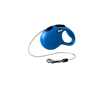 Laisse rétractable avec cordon pour chat - NewClassic - 3m - bleu 1