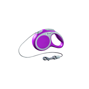 Laisse enrouleur Flexi New Comfort Cord - XS - rose 1