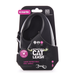 Retractable strap reel - So cat - XS - 3m - black