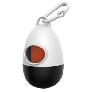 Dog waste bag dispenser - Black and white