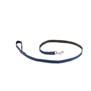 Nylon leash - 5th Avenue - 100 cm - 1.5 cm - blue