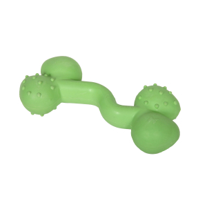 Rubber dental bone - Rubb'n'Dental - L - 18cm - green