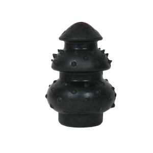 Durable rubber circus toy - Rubb'n'Black - XL - 15cm - black