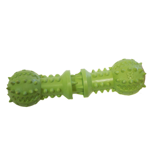 Rubber dumbbell - Rubb'n'Treats - L - 18cm - multicoloured