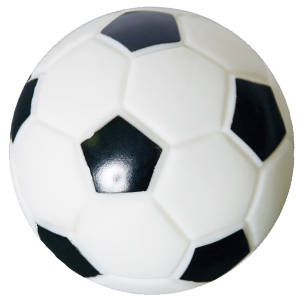 Vinyl football - 8cm - white