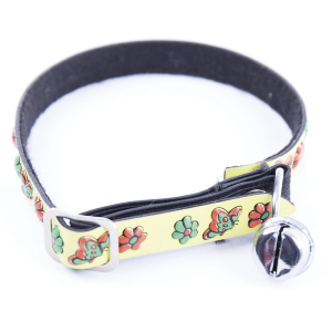 Collier sécurité pour chat - jaune