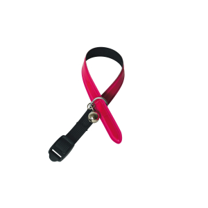 Cat collar in TPU - Reflectite - <30cm - 1.2cm - pink