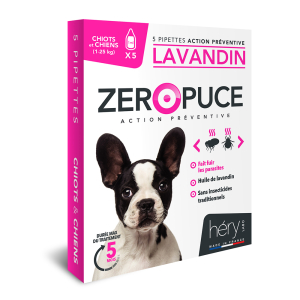 Lavandin Dog Pipettes - Zero Flea - 5 x 1ml