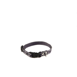 Nylon necklace - Lurex jewellery - 25/40cm - 1.5cm - Silver
