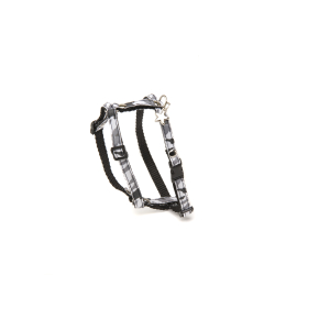 Harnais en nylon - Camouflage - 30/40cm - 1cm - gris