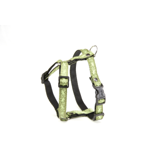 Harnais en nylon - Salamandre - 35/45cm - 1.5cm - vert