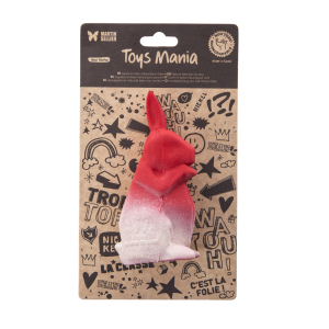 Lapin en latex - Origami - rouge
