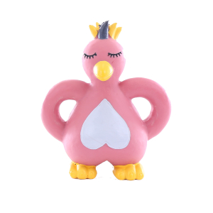Figurine en latex - Animaux Imaginaires - Birdy - rose
