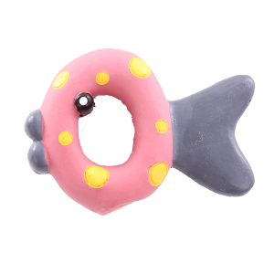 Poisson bulle en latex  - marron