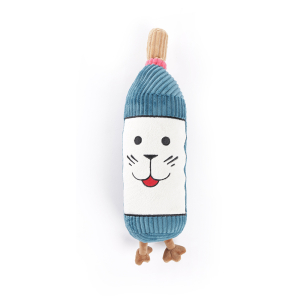 Plush wine bottle - Les Frenchies - green