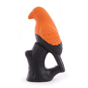 Rossignol in latex - Birds - fluorescent orange