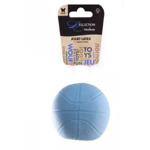 Balle de basket en latex - bleu