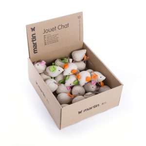 Souris en tissu - Ethnique - multicolore