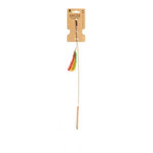 Canne à pêche coton - 50cm - multicolore