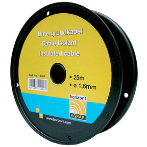 Insulating cable coil for electric fencing
