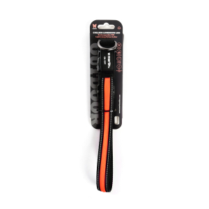 Collier en nylon - Lumineux - 45/63cm - 2.5cm - orange