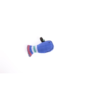 Ethnic fabric fish - blue