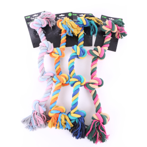 Corde 4 nœuds - Classique - 65cm - multicolore
