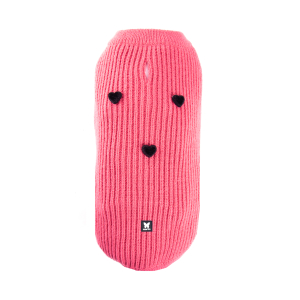Pull en maille - Pull en maille Cœur - L - Rose