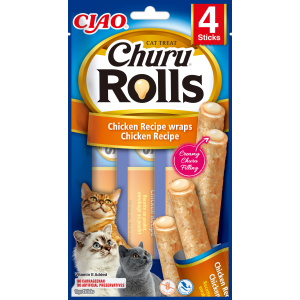 Inaba Ciao Churu Chicken Rolls - 10g x4