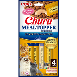 4 Chicken Cheese Churu Tubes - Inaba - 14g x4