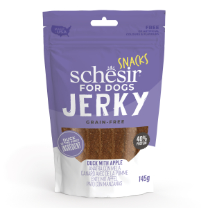 Schesir Snack Jerky canard et pomme - 145g