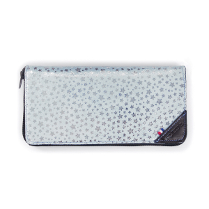 Pochette ciseaux cuir - Vivog - Bleue