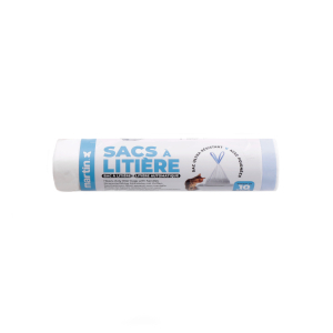Sachet avec poignée pour litière automatique 65L - x10