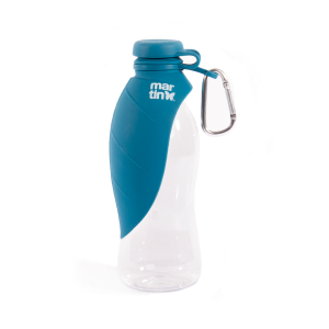 Gourde pour eau et croquettes - bleu