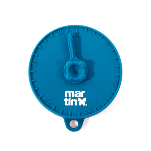 Couvercle de conserve en silicone - Douceur - 10cm - bleu